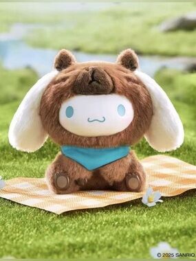 MINISO Sanrio Characters Capybara Series Cinnamoroll Vinyl Plush Charm
